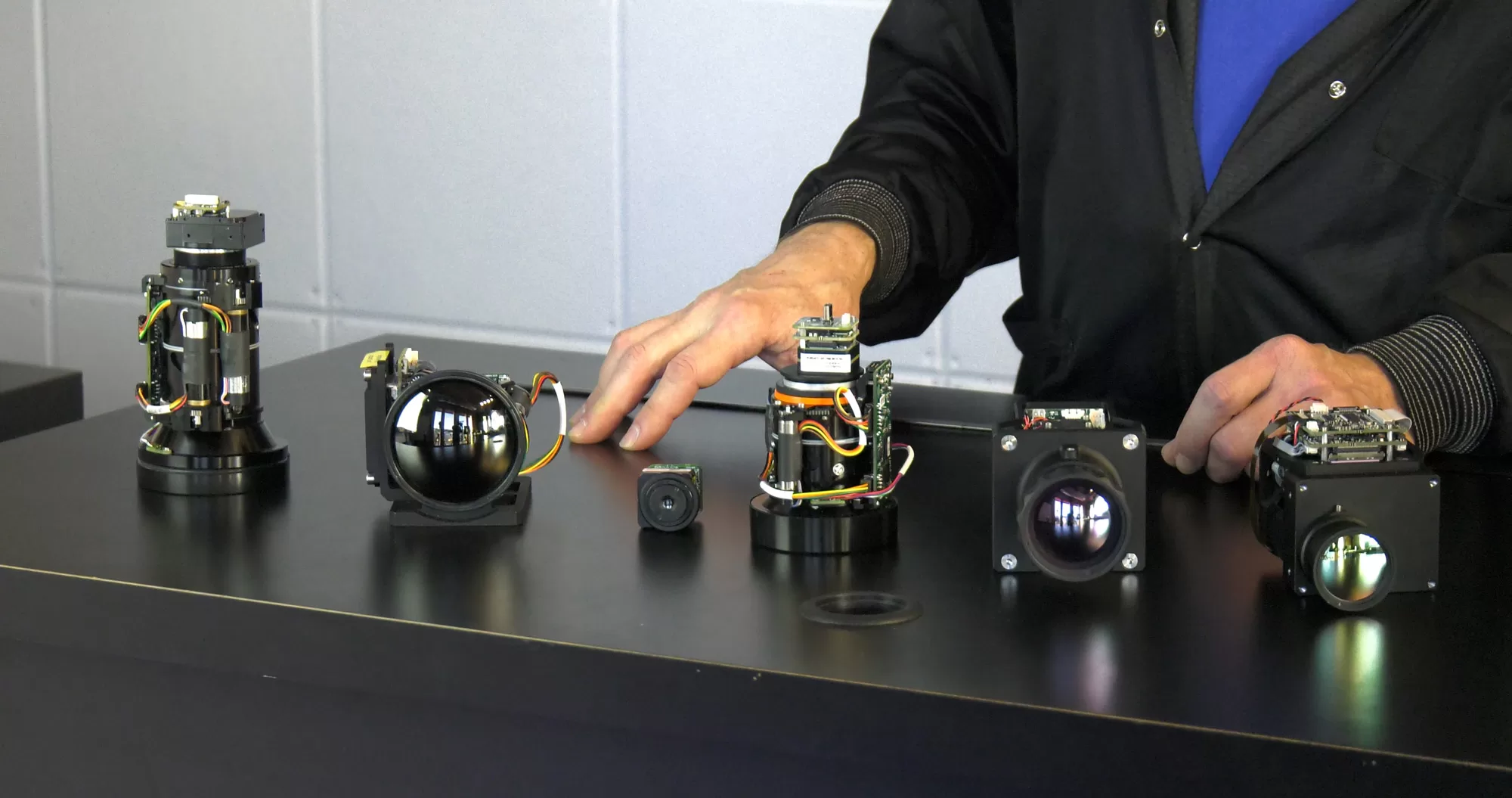 Different micron thermal cameras